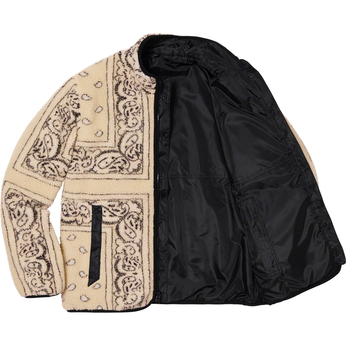 Reversible Bandana Fleece Jacket view 5